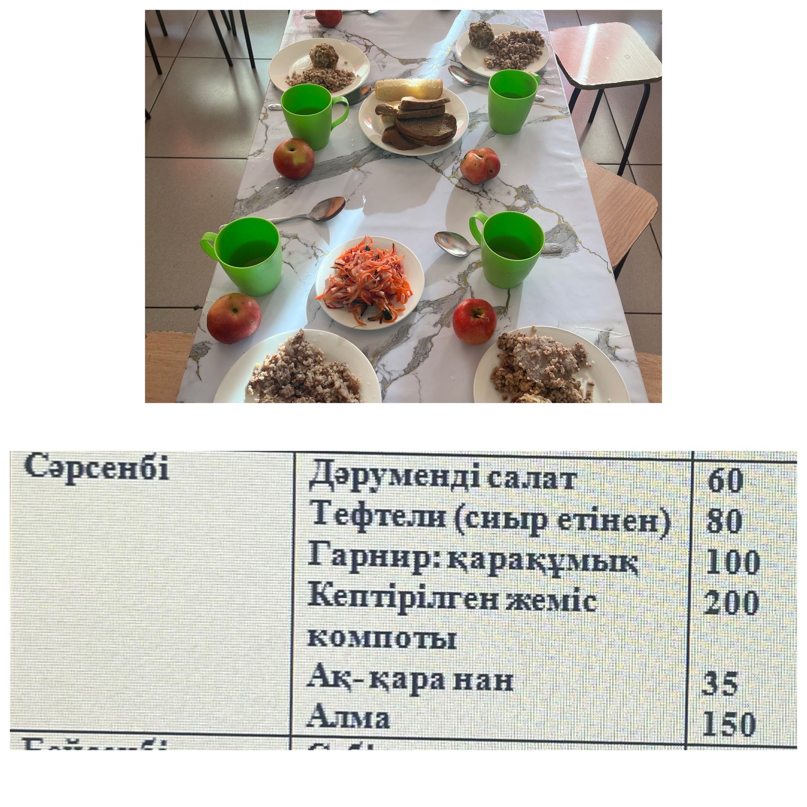 Ас мәзірі