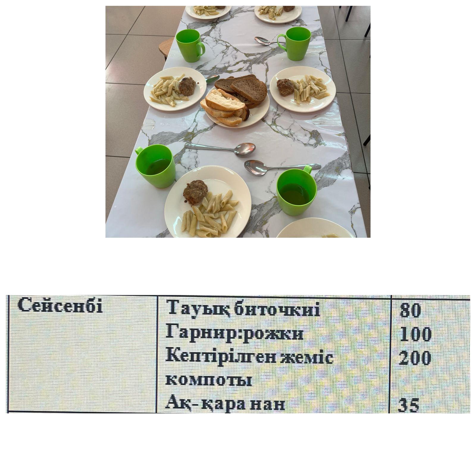 Ас мәзірі