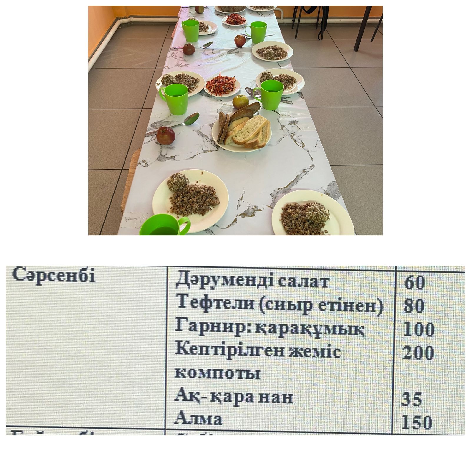 Ас мәзірі