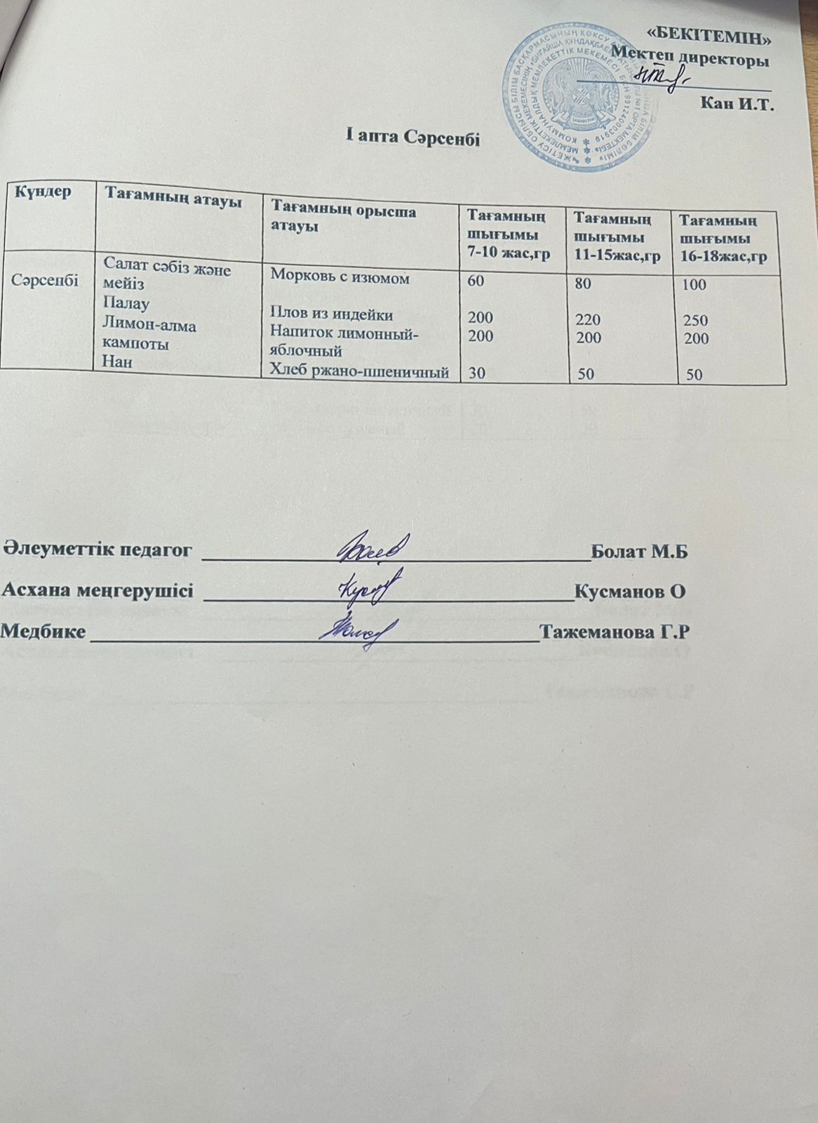 АС МӘЗІРІ 03.09